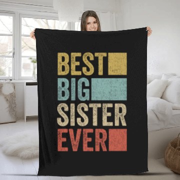 Discover Womens Best Big Sister Ever Fleece Blankets Big Sister