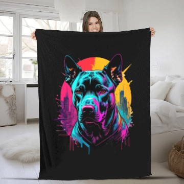Discover I LOVE MY DOG Fleece Blankets