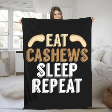 Discover Cashews Lover Salty Nuts Roasted Organic Pistachio Fleece Blankets