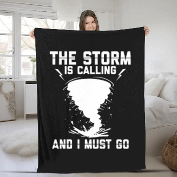 Discover Storm Chaser Fleece Blankets | Severe Weather Storm