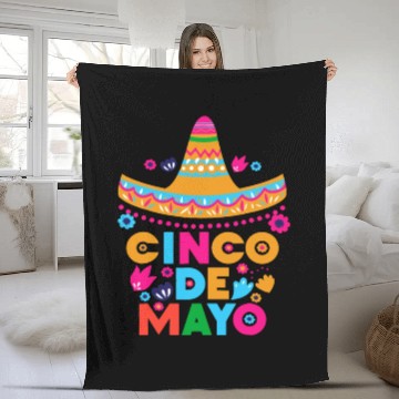Discover Cinco De Mayo Fiesta Surprise Camisa 5 De Mayo Fleece Blankets