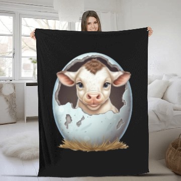Discover Sweet Lamb Hatching: The Beginning of New Life Fleece Blankets