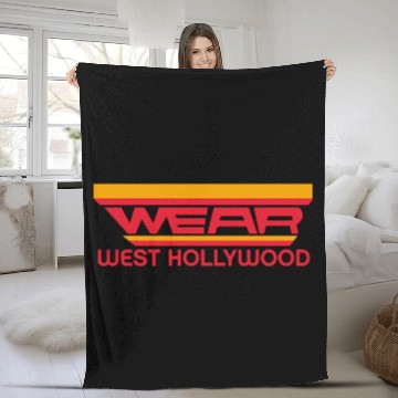 Discover Wear West Hollywood Fleece Blankets for Rock Music Lovers
