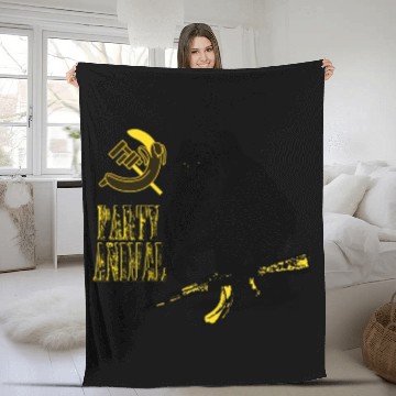 Discover Party Animal! Fleece Blankets