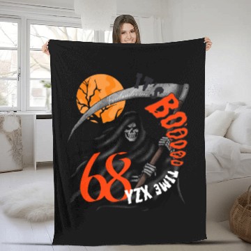 Discover Grim reaper, creepy halloween Fleece Blankets