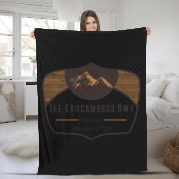 Discover The Kancamagus Hwy New Hampshire Fleece Blankets