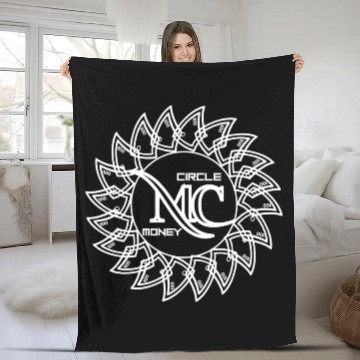 Discover Money Circle Logo Fleece Blankets