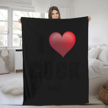 Discover i love cock - tails Fleece Blankets
