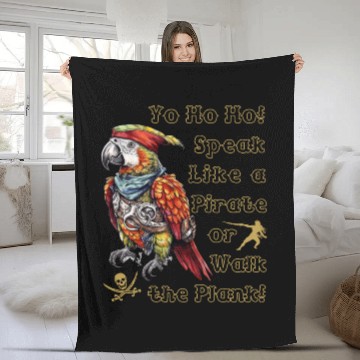 Discover 5Avast! Talk Like a Pirate Day Fleece Blankets