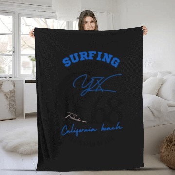 Discover Surfing isn't just a sport Fleece Blankets