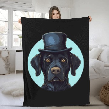 Discover Labrador Hut Essent Fleece Blankets