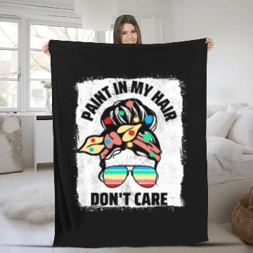 Discover Art Teacher Women Fleece Blankets