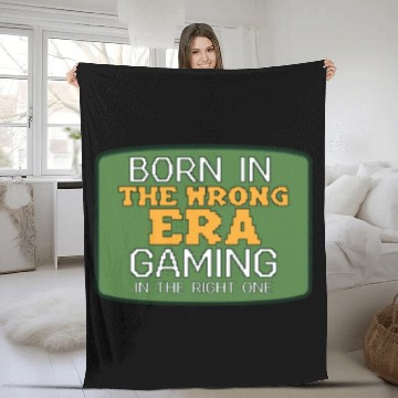 Discover Funny Retro Gaming Culture Vintage arcade classics Fleece Blankets