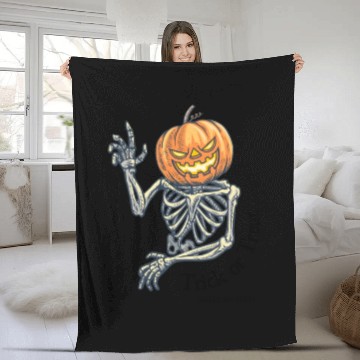 Discover Trick or Treat? Smell My Feet! Fleece Blankets