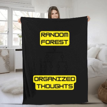 Discover Random Forest: Organized Thoughts - Data Science Fleece Blankets