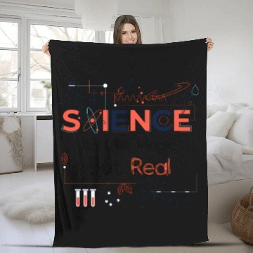 Discover Science - It's Like Magic, But Real. Fleece Blankets