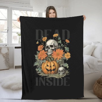 Discover Dead Inside Fleece Blankets