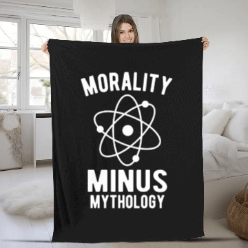 Discover Atheist Atheism Anti Religion Securalism God Sucks Fleece Blankets