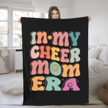 Discover In My Cheer Mom Era Tie Dye Cheerleading Sport Mom Fleece Blankets