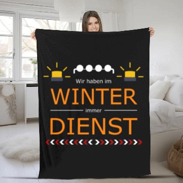 Discover Winter Service Fleece Blankets
