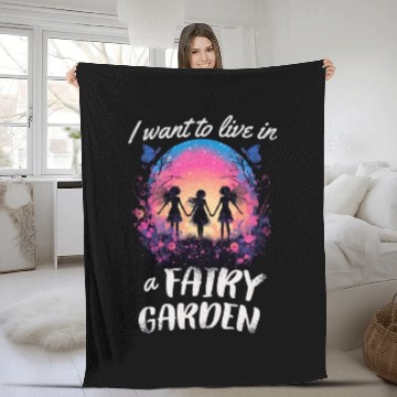 Discover Gardening Garden-plants Landscape-Gardener sayings Fleece Blankets