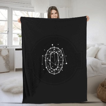 Discover Space Number 0 - Zero Fleece Blankets