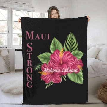 Discover Malama Lahaina: Maui Strong 2 Fleece Blankets