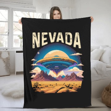Discover Area 51 Fleece Blankets