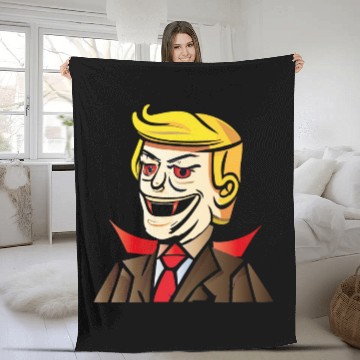 Discover funny trump Fleece Blankets