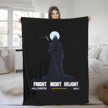 Discover Fright night delight Fleece Blankets