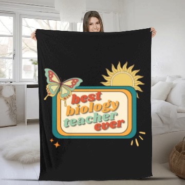 Discover Teacher Appreciation, best biology teacher ever Fleece Blankets