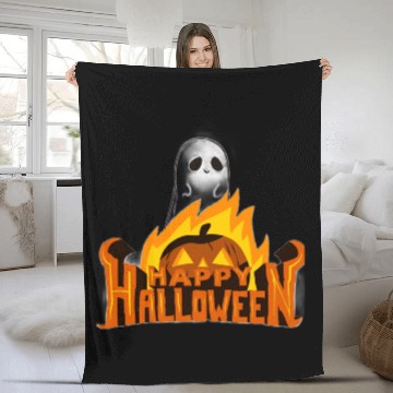 Discover Happy Halloween Fleece Blankets