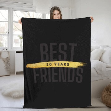 Discover Best Friends 20 Years Fleece Blankets
