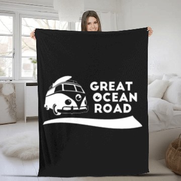 Discover Great Ocean Road Fleece Blankets
