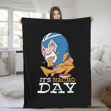 Discover Mexican Wrestling Wrestler Lucha Libre Mask Mexico Fleece Blankets