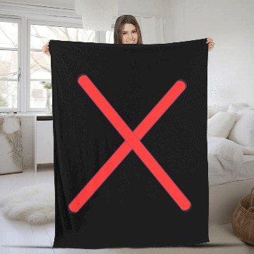 Discover Creative, Amazing , X , cross Fleece Blankets