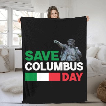 Discover Christopher Columbus Day Italian Pride , Save Colu Fleece Blankets
