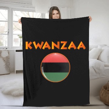 Discover Kwanzaa's Cultural Tapestry, Songs, Dances, Drums. Fleece Blankets