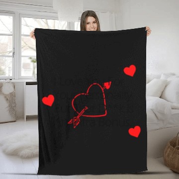 Discover I Love You For Your.... Fleece Blankets