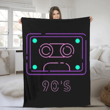 Discover 90's design Fleece Blankets