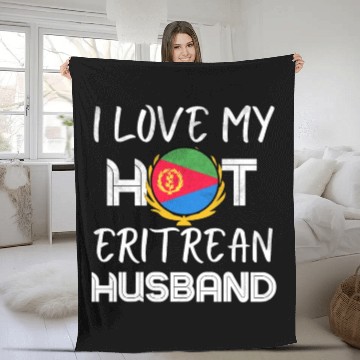 Discover Proud Eritrean Husband Proud Wife Fleece Blankets
