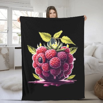 Discover Raspberry Fleece Blankets