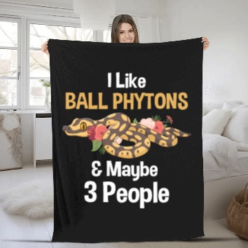 Discover Reptile Collector Boa Serpent Snake Lover Ball Fleece Blankets