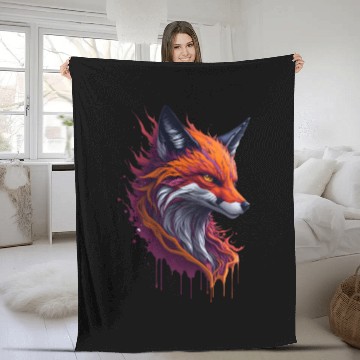 Discover Fox | Wild Animal Fleece Blankets