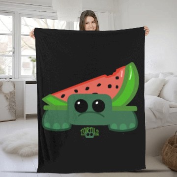 Discover Tortils™ Watermelon Treat Fleece Blankets