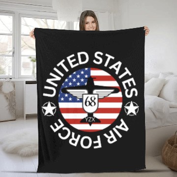 Discover United states airforce Fleece Blankets