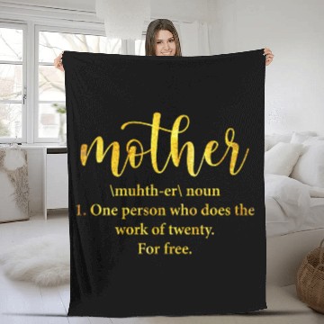 Discover Mother definition Fleece Blankets