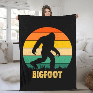 Discover retro Bigfoot Fleece Blankets