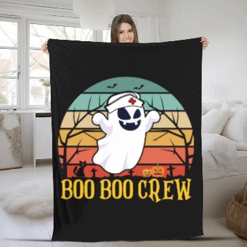 Discover Boo Boo Crew Fleece Blankets
