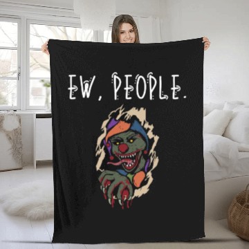 Discover Ew People Clown Breaking In Fleece Blankets
